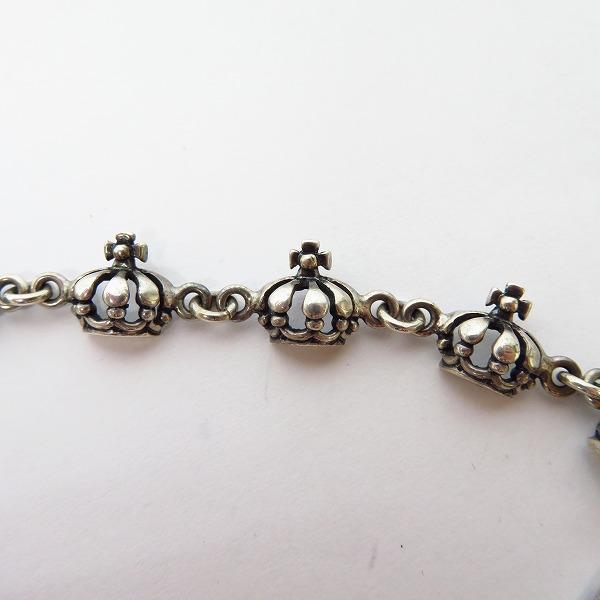 実際に弊社で買取させて頂いたROYAL ORDER/ロイヤルオーダー クラウンリンク ブレスレットの画像 2枚目