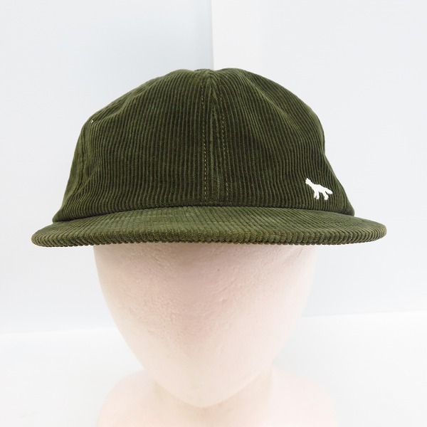 実際に弊社で買取させて頂いたMAISON KITSUNE/メゾンキツネ コーデュロイ キャップ/T.Uの画像 1枚目