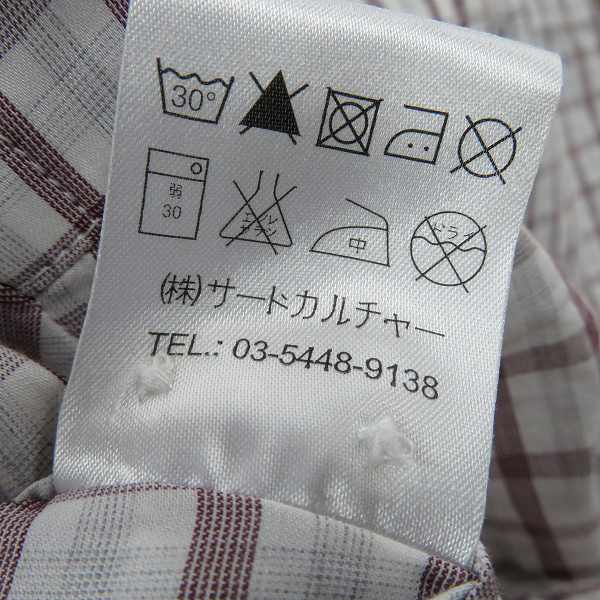 実際に弊社で買取させて頂いたGIVENCHY/ジバンシー チェック シャツ ブラウス 38の画像 5枚目