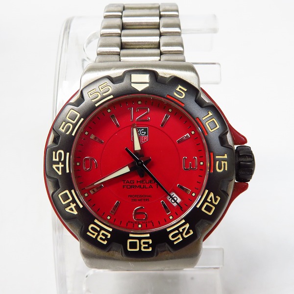 実際に弊社で買取させて頂いたTAG HEUER/タグホイヤー FORMULA 1/フォーミュラ 1 腕時計 WAC1113-0【動作未確認】