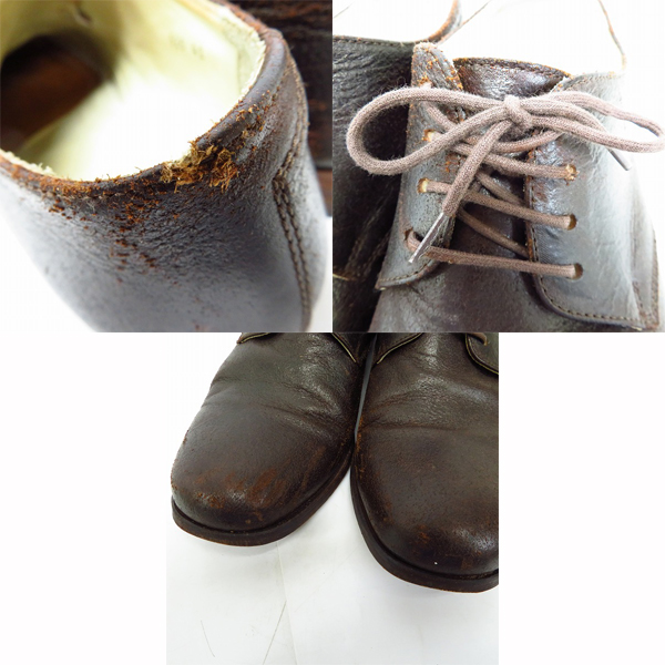 実際に弊社で買取させて頂いたjunhashimoto/ジュンハシモト プレーントゥ ダービーシューズ S25 ダークブラウン/42の画像 6枚目