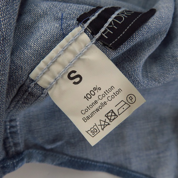 実際に弊社で買取させて頂いたHYDROGEN/ハイドロゲン カモフラ/迷彩柄 スカル刺繍 ロングスリーブ/長袖 シャツ Size：S の画像 3枚目