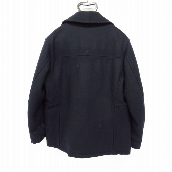 実際に弊社で買取させて頂いたHEAD PORTER PLUS/ヘッドポータープラス ウールPコート/ブラック/Mの画像 1枚目