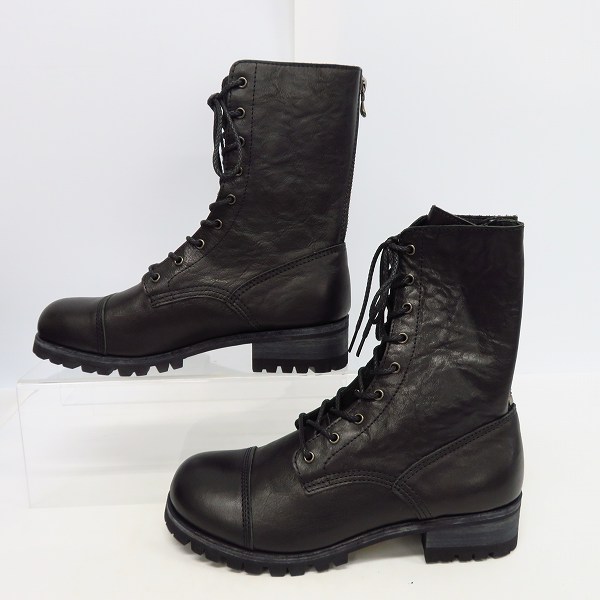 実際に弊社で買取させて頂いたMoonage Devilment/ムーンエイジデビルメント バックZIPウォッシャブルレースアップブーツ mfw-0079/42 の画像 3枚目