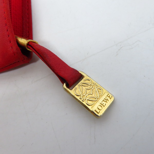 実際に弊社で買取させて頂いたLOEWE/ロエベ アナグラム レザー コインケースの画像 5枚目