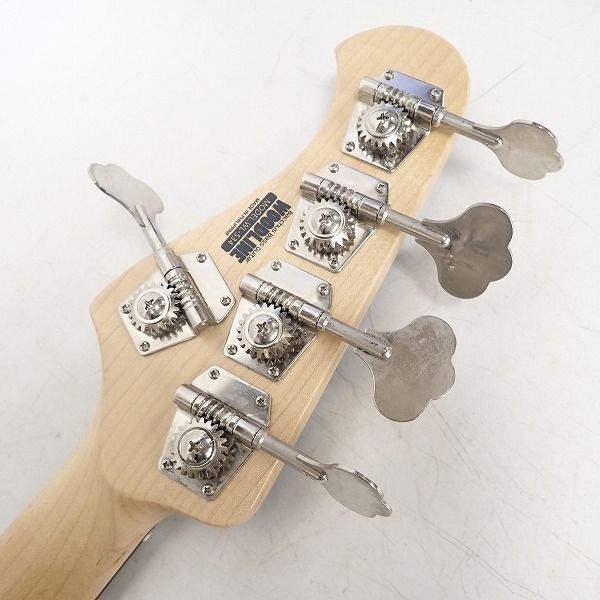 実際に弊社で買取させて頂いた★Bacchus/バッカス WOODLINE MODEL WL-534 ACT DLPB-MH 5弦 アクティブ エレキベース ソフトケース付きの画像 2枚目