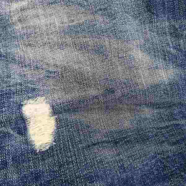 実際に弊社で買取させて頂いたARMANI JEANS/アルマーニ・ジーンズ ダメージ加工 デニムパンツ/31の画像 8枚目