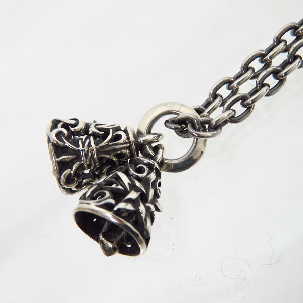 実際に弊社で買取させて頂いたDEAL DESIGN/ディールデザイン ダブルベル ペンダント/ベーシック チェーン/ネックレスの画像 1枚目