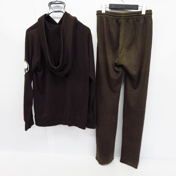 Number(N)ine/ナンバーナイン スカル ワッペン セットアップスウェット  