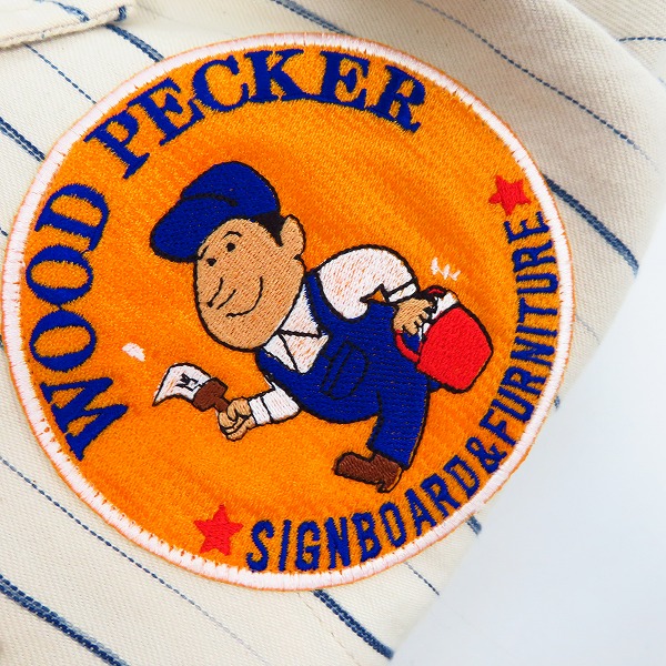 実際に弊社で買取させて頂いたSUGAR CANE/シュガーケーン ストライプ柄 ワークジャケット の画像 7枚目