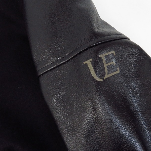 実際に弊社で買取させて頂いたUNIFORM EXPERIMENT/ユニフォームエクスペリメント 袖レザースタジャンUE-89024/2の画像 5枚目