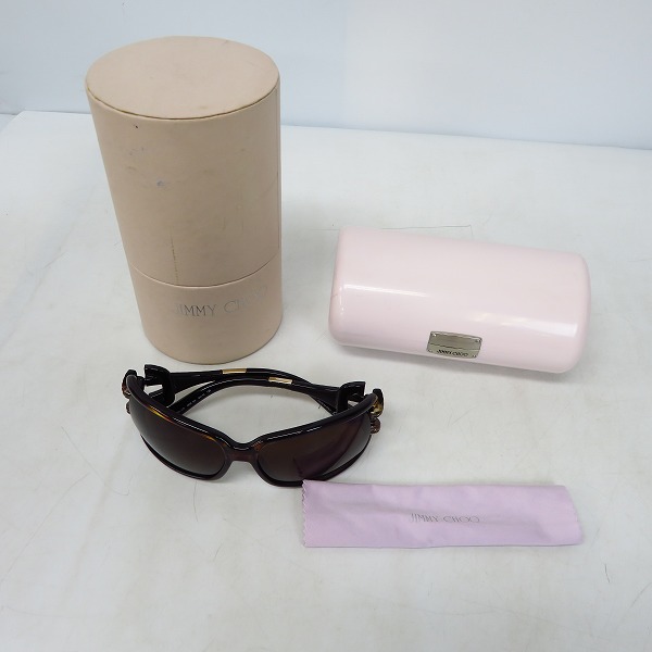 実際に弊社で買取させて頂いたJIMMY CHOO/ジミーチュウ MINI JJ/S スネーク サングラス/アイウェアの画像 8枚目
