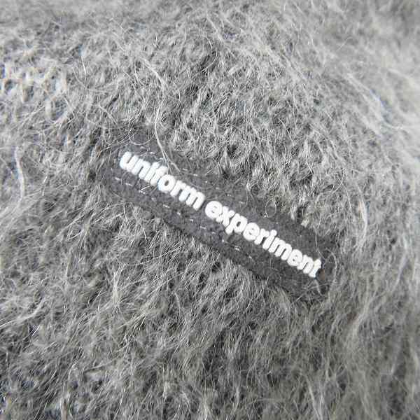 実際に弊社で買取させて頂いたuniform experiment/ユニフォームエクスペリメント モヘヤニットカーディガン UE-145097/1の画像 2枚目