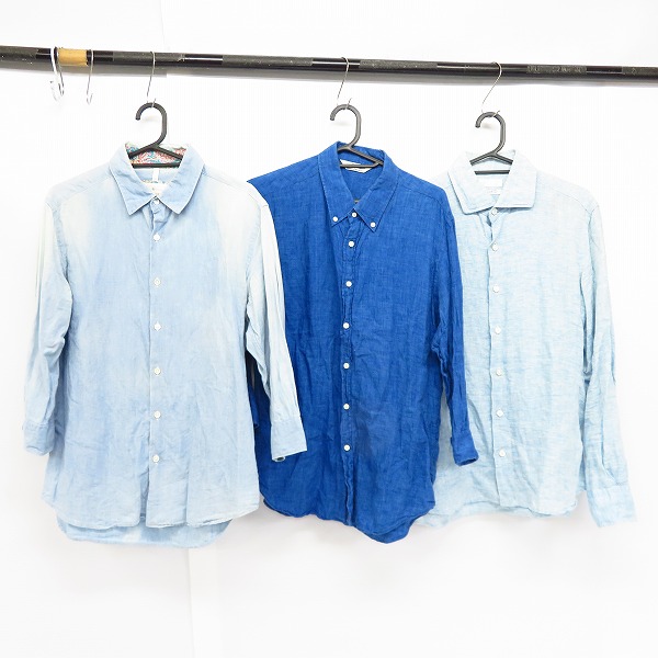 実際に弊社で買取させて頂いたEDIFICE/エディフィス シャツ 長袖/七分丈シャツ 3点セット