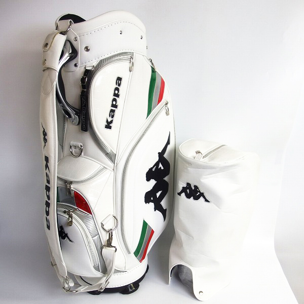 実際に弊社で買取させて頂いたKAPPA/カッパ 9.5型47インチ対応キャディバッグ ホワイト/KG718BA01