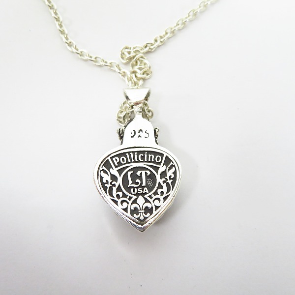 実際に弊社で買取させて頂いた【ギャラ付】Leathers and Treasures/レザーズアンドトレジャーズ Mini frame heart pendant w/Stingray 2nd editionの画像 2枚目