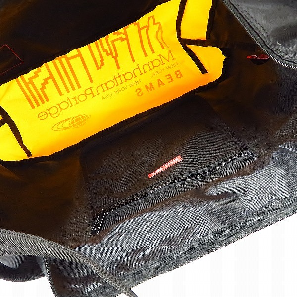 実際に弊社で買取させて頂いたManhattan Portage×BEAMS/マンハッタンポーテージ×ビームス メッセンジャー ショルダーバッグ ブラック/イエローの画像 3枚目