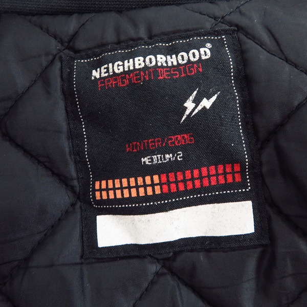 実際に弊社で買取させて頂いたNEIGHBORHOOD×Fragment Design/ネイバーフッド×フラグメントデザイン M65 ジャケット/TSFR-JK02/Mの画像 2枚目
