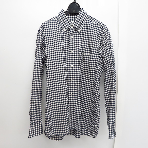 実際に弊社で買取させて頂いたMACKINTOSH PHILOSOPHY/マッキントッシュ ギンガムチェック ブリティッシュボタンダウンシャツ/38