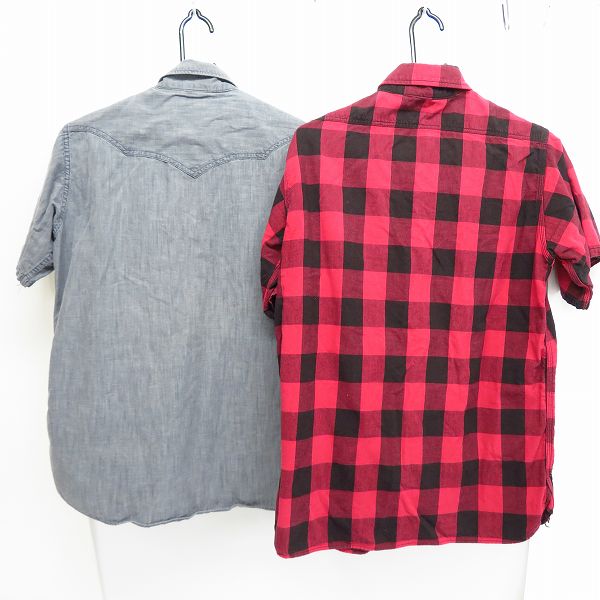 実際に弊社で買取させて頂いたDOUBLEWORKS/ダブルワークス 半袖シャツ 36 2点セットの画像 1枚目