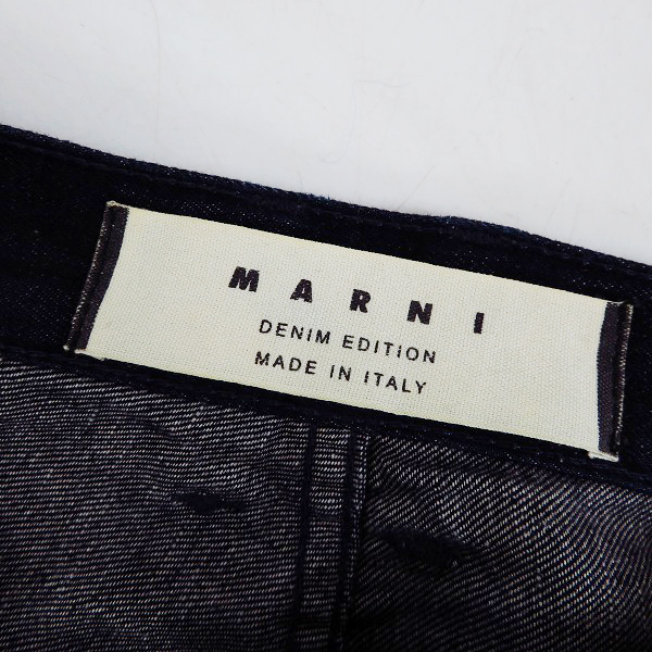 実際に弊社で買取させて頂いたMARNI/マルニ DENIM EDITION キルティングデニムパンツ/33の画像 3枚目