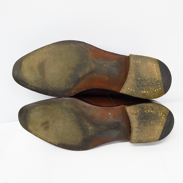 実際に弊社で買取させて頂いたEDWARD GREEN/エドワードグリーン CHELSEA/シェルシー ストレートチップ レザーシューズ E82/7.5の画像 2枚目