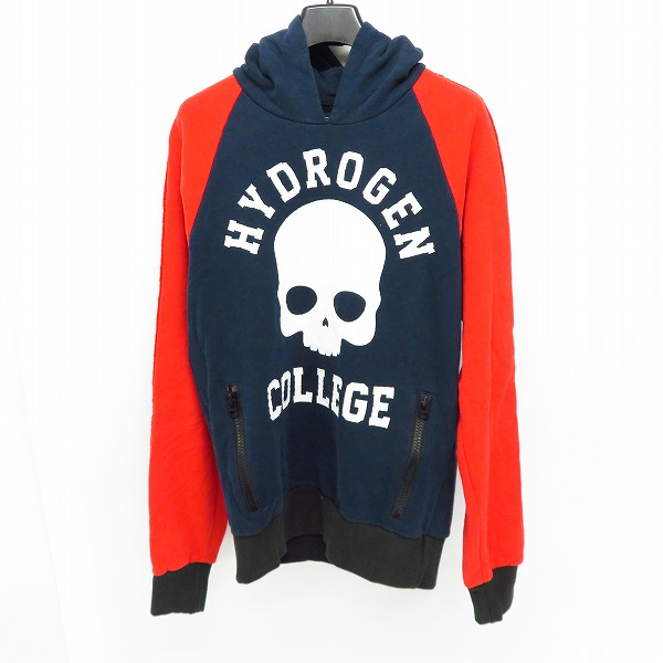 実際に弊社で買取させて頂いたHYDROGEN/ハイドロゲン COLLEGE プルオーバー パーカー/フーディー Size：S
