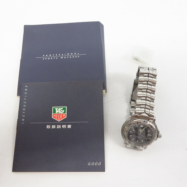 実際に弊社で買取させて頂いた【動作未確認】TAG Heuer/タグホイヤー 6000シリーズ プロフェッショナル 腕時計の画像 6枚目