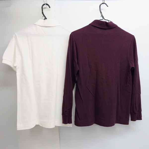 実際に弊社で買取させて頂いたLACOSTE/ラコステ  半袖/長袖 ポロシャツ 2/2点セットの画像 1枚目