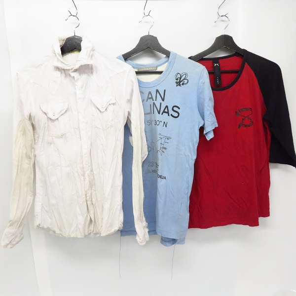 実際に弊社で買取させて頂いたフランシストモークス/ロアー/ドレスキャンプ 半袖/長袖 カットソー/Tシャツ/ロンT/シャツ 6点セットの画像 2枚目