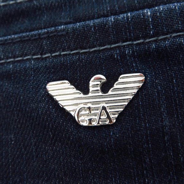 実際に弊社で買取させて頂いたARMANI JEANS/アルマーニジーンズ SERIES No008 ストレッチ デニムパンツ/ジーンズ 28の画像 4枚目