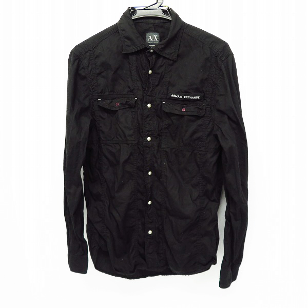 実際に弊社で買取させて頂いたARMANI EXCHANGE/アルマーニエクスチェンジ 長袖シャツ 胸ポケット/S