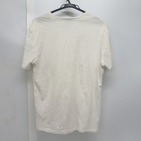 実際に弊社で買取させて頂いたHUGO BOSS/ヒューゴ ボス VネックTシャツ ホワイト/白 Mの画像 1枚目