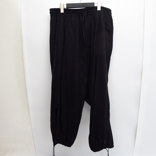 実際に弊社で買取させて頂いたY-3/ワイスリー Drawstring 3/4 Pants/ローストリングパンツ サルエルパンツ DY7174/Lの画像 0枚目