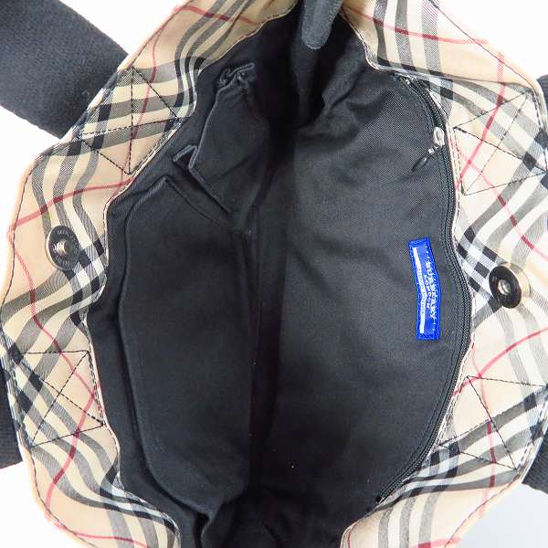 実際に弊社で買取させて頂いたBURBERRY BLUE LABEL/バーバリーブルーレーベル ランチバッグ/ミニトートバッグの画像 3枚目