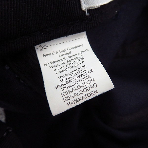 実際に弊社で買取させて頂いたMAISON KITSUNE×NEW ERA/メゾンキツネ×ニューエラ Parisien刺繍 キャンプキャップ/ONE SIZEの画像 7枚目