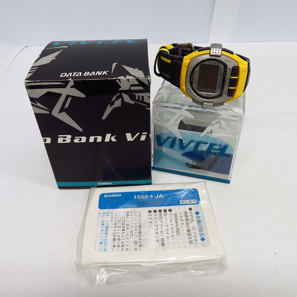 時計 CASIO DATA BANK VCL-100S-2T Vintage Casio VCL-100 World Time Digital Watch | eBay