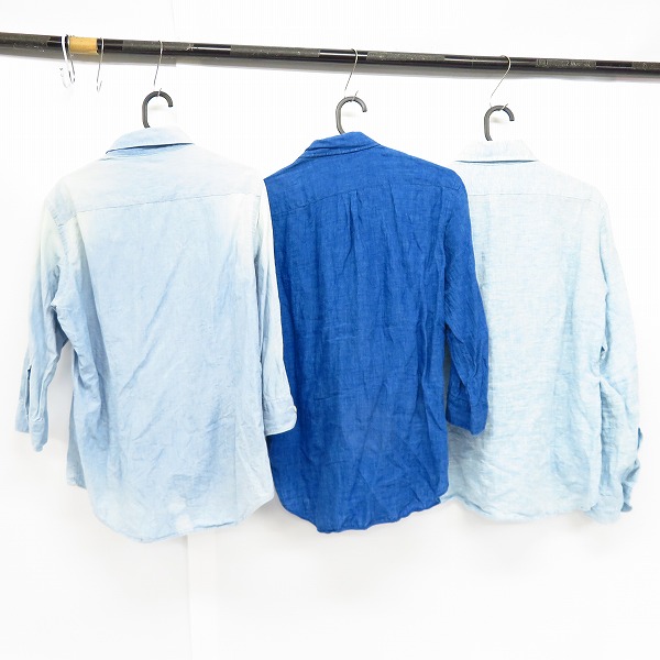 実際に弊社で買取させて頂いたEDIFICE/エディフィス シャツ 長袖/七分丈シャツ 3点セットの画像 1枚目