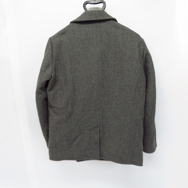 実際に弊社で買取させて頂いたHEAD PORTER PLUS/ヘッドポータープラス ウールPコート/グレー/Mの画像 1枚目