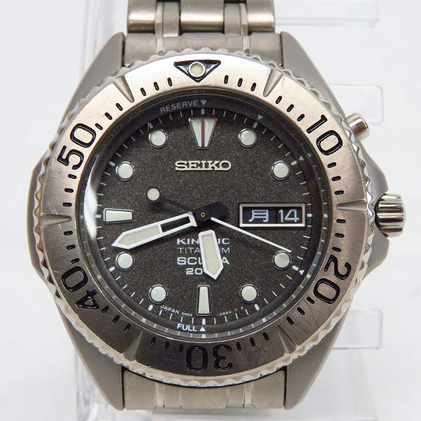 SEIKOセイコーKINETIC SCUBA 200m 5M63-OB40 SEIKOセイコーKINETIC SCUBA 200m 5M63-OB40