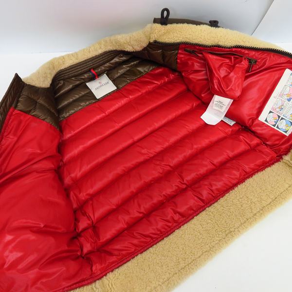 MONCLER/モンクレール DELACROIX/ドラクロア ムートンレザー/ダウン