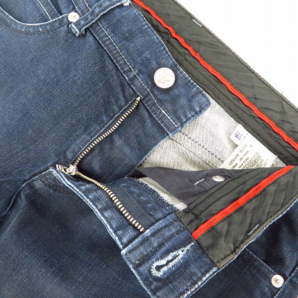 実際に弊社で買取させて頂いたARMANI JEANS/アルマーニジーンズ SERIES No008 ストレッチ デニムパンツ/ジーンズ 28の画像 2枚目