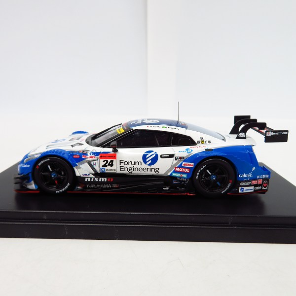 実際に弊社で買取させて頂いたEBBRO/エブロ 1/43 Forum Engineering/フォーラムエンジニアリング ADVAN GT-R SUPER GT GT500 2017 ミニカーの画像 2枚目