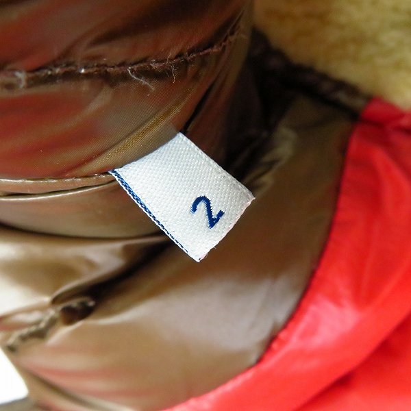 MONCLER/モンクレール DELACROIX/ドラクロア ムートンレザー/ダウン