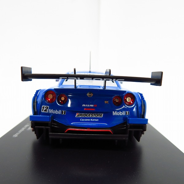 実際に弊社で買取させて頂いたEBBRO/エブロ SUPER GT GT500 2018 CALSONIC IMPUL GT-R No.12 45624 1/43スケール ミニカーの画像 3枚目