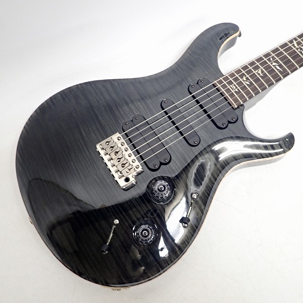 実際に弊社で買取させて頂いた★PRS/ポールリードスミス 513 GRAY BLACK 10TOP エレキギター ハードケース付きの画像 4枚目
