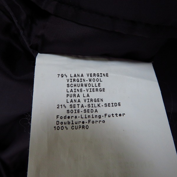 実際に弊社で買取させて頂いたEMPORIO ARMANI/エンポリオアルマーニ DAVID LINE テーラードジャケット/46の画像 4枚目