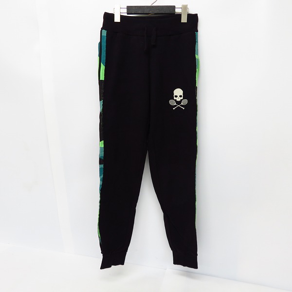 実際に弊社で買取させて頂いたHYDROGEN/ハイドロゲン カモフラ/迷彩 サイドライン スカル刺繍 スウェット/スエット パンツ Size：XS 