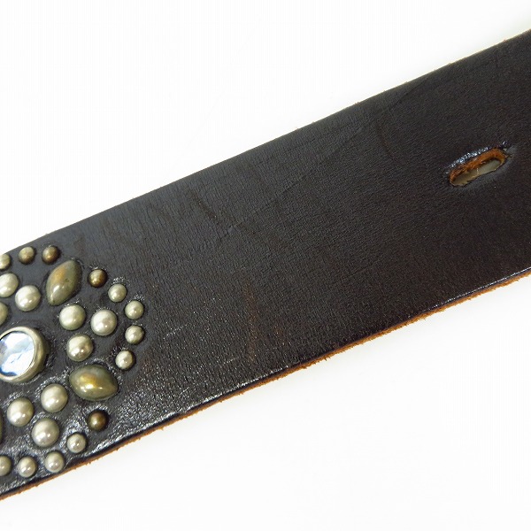 実際に弊社で買取させて頂いたHTC/エイチティーシー スタッズレザーベルト 36の画像 4枚目