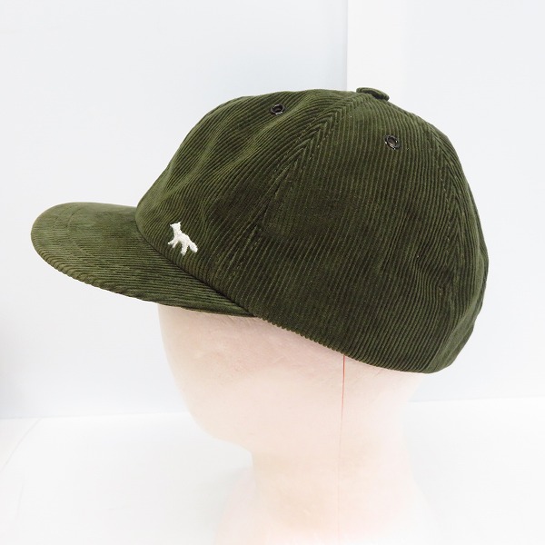 実際に弊社で買取させて頂いたMAISON KITSUNE/メゾンキツネ コーデュロイ キャップ/T.Uの画像 2枚目